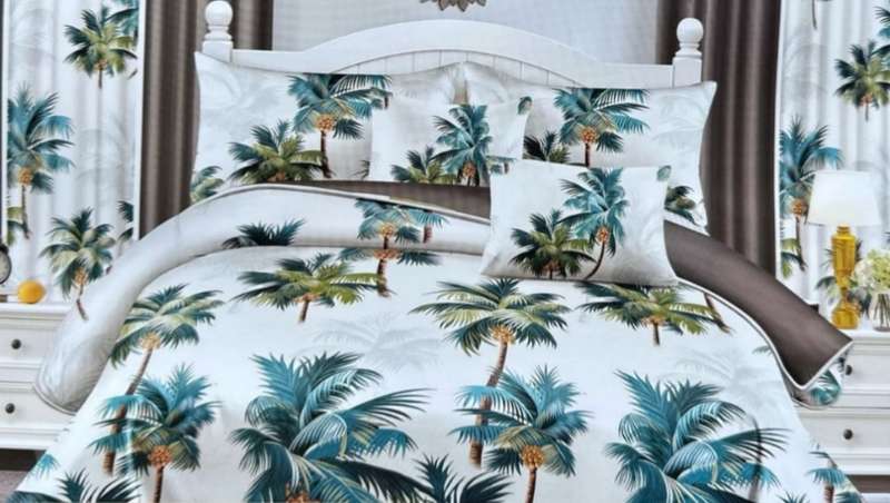 5Pc King Set, 1 Bedspread, 2 Standard + 2 Continental pillow cases
