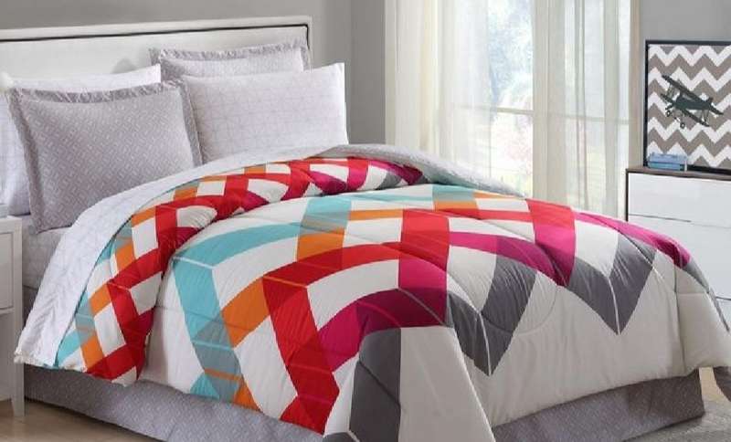 3pc King Cotton duvet cover set, includes 2 standard pillow cases, and 1 duvet cover (cotton)