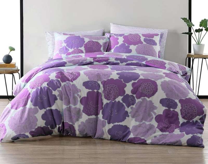 3pc King Cotton duvet cover set, includes 2 standard pillow cases, and 1 duvet cover (cotton)