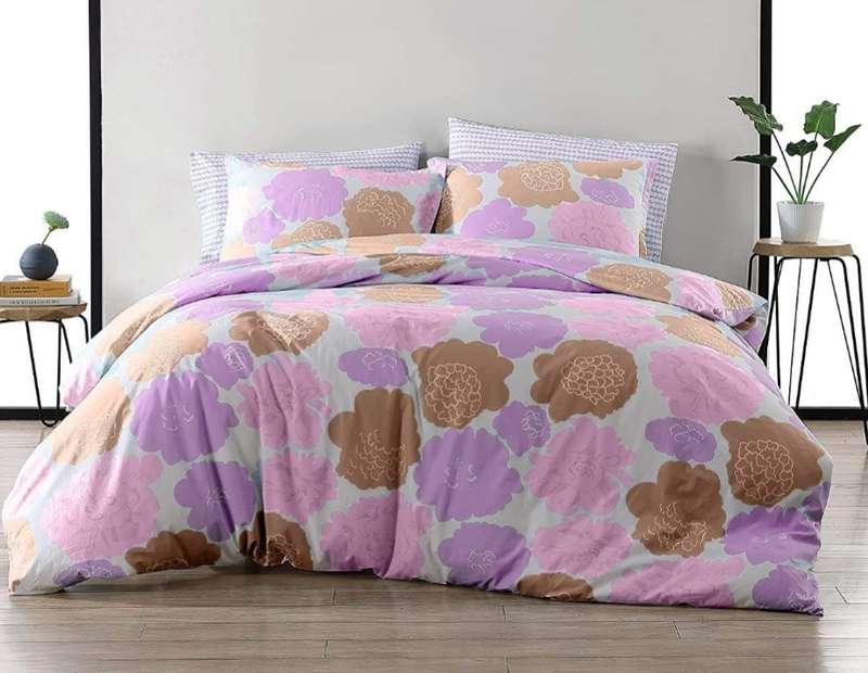3pc King Cotton duvet cover set, includes 2 standard pillow cases, and 1 duvet cover (cotton)
