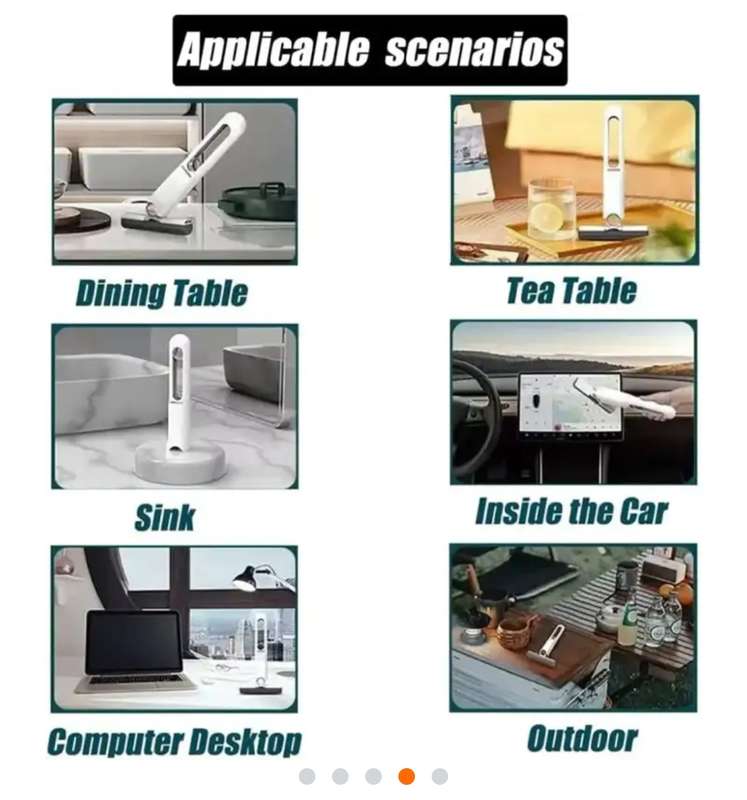 Single handed mini mop for quick cleaning, clean gaps, for home kitchen car and desk cleaning