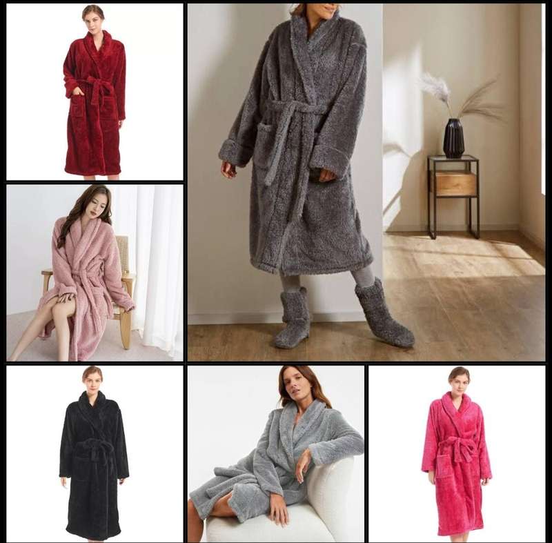 Bathrobe, Free Size, different colors available