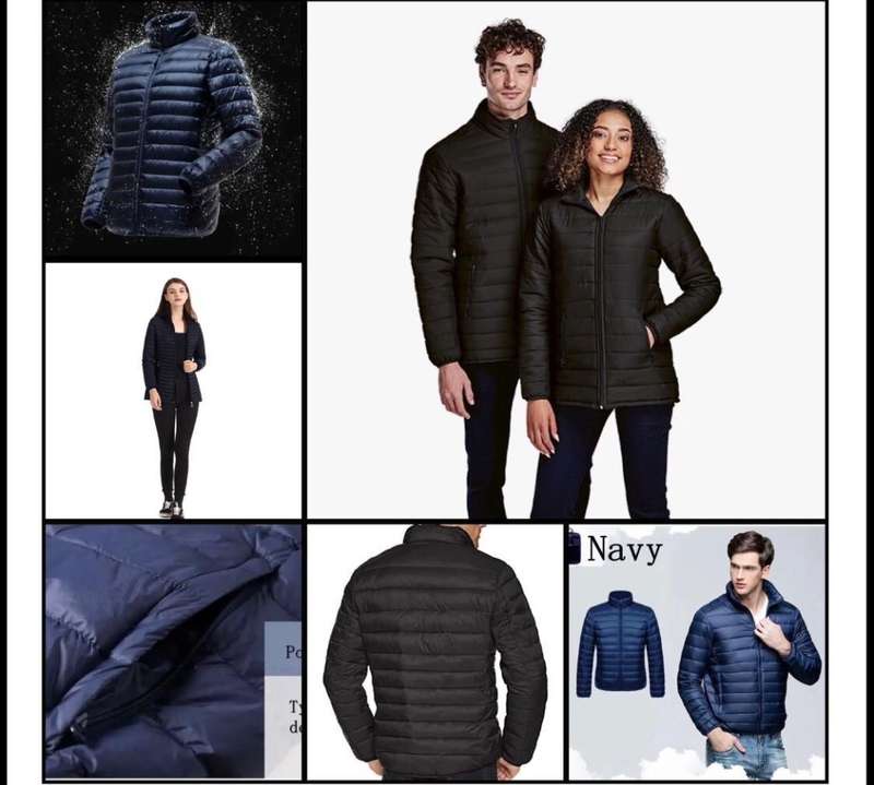 Unisex Jacket, Size L Up to 3XL, Navy or Black