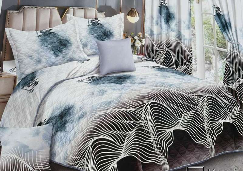 5pc Queen Set, 1 bedspread, 2 Standard + 2 Conti Pillowcases, also available in Double size