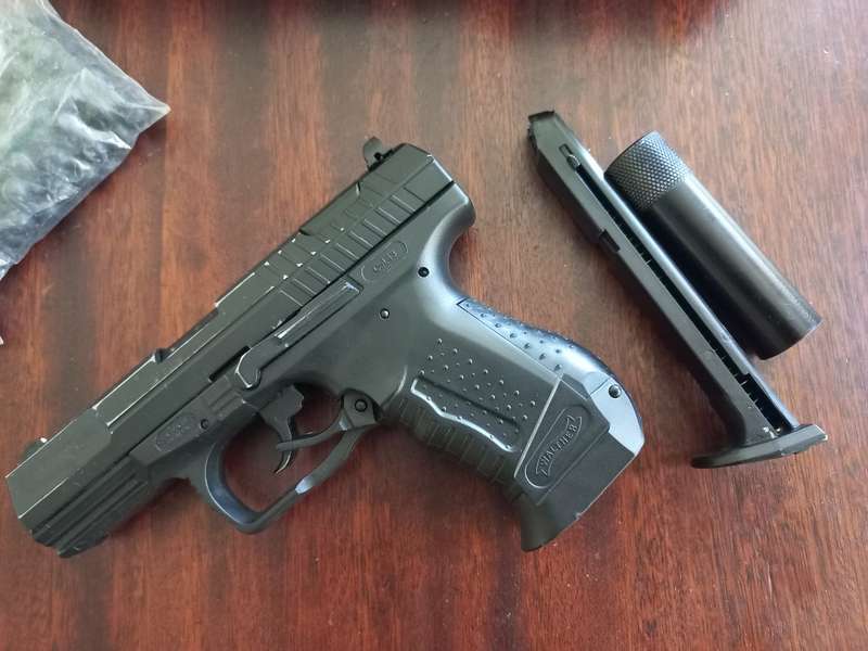 WATHER CAST STEEL GAS PISTOL P99 RAM - MADE IN GERMANY