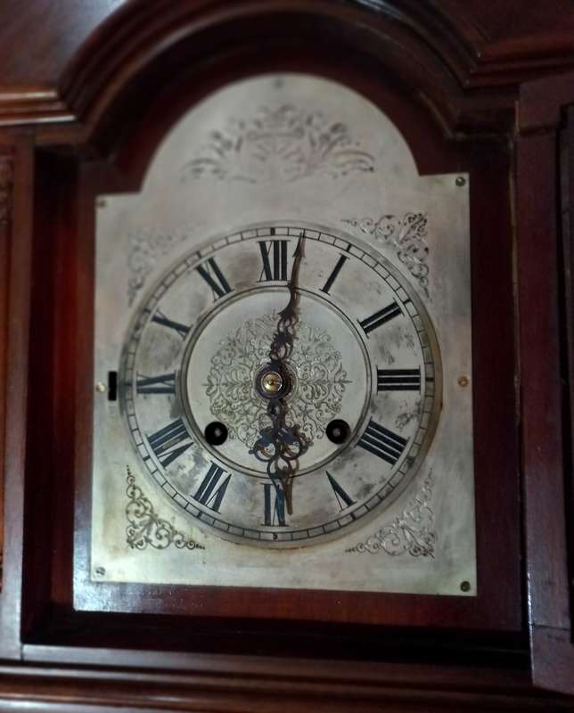 ANTIQUE MANTLE CLOCK - MADE BY  - WINTERHALDER AND HOFMEIER GERMANY