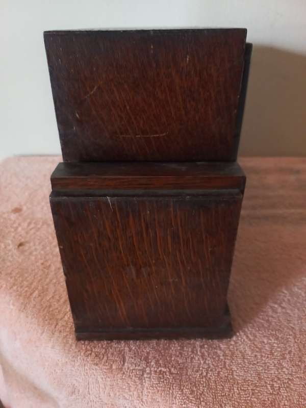 Art Deco Oak Clock