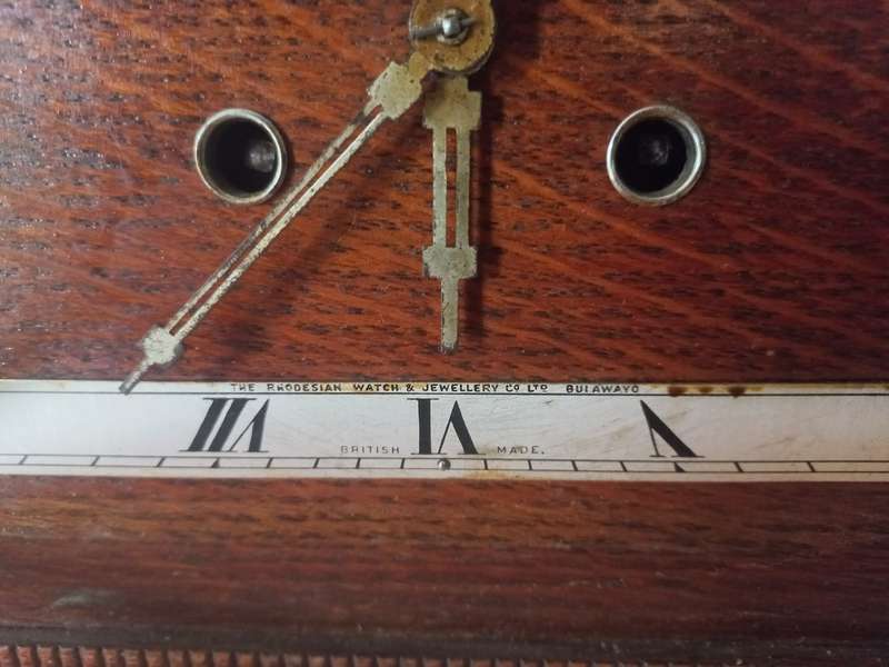 Art Deco Oak Clock