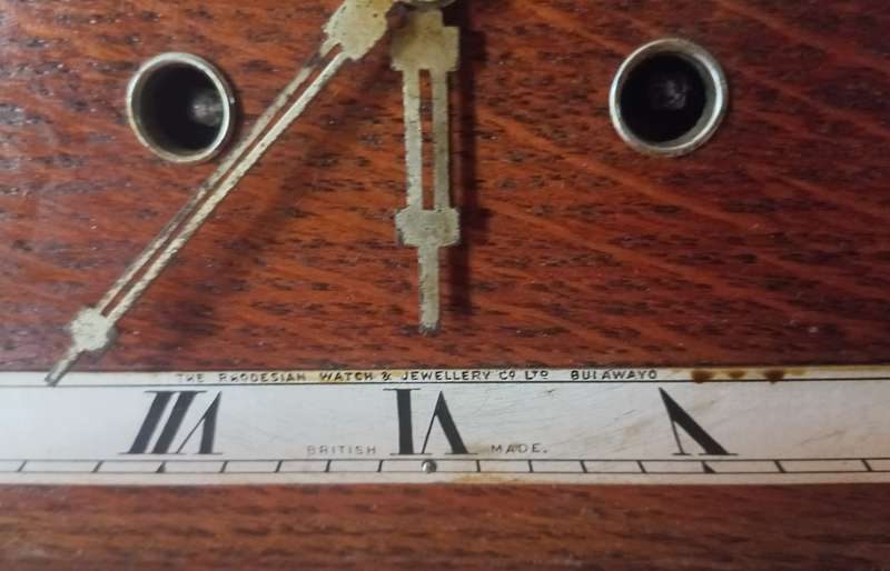Art Deco Oak Clock