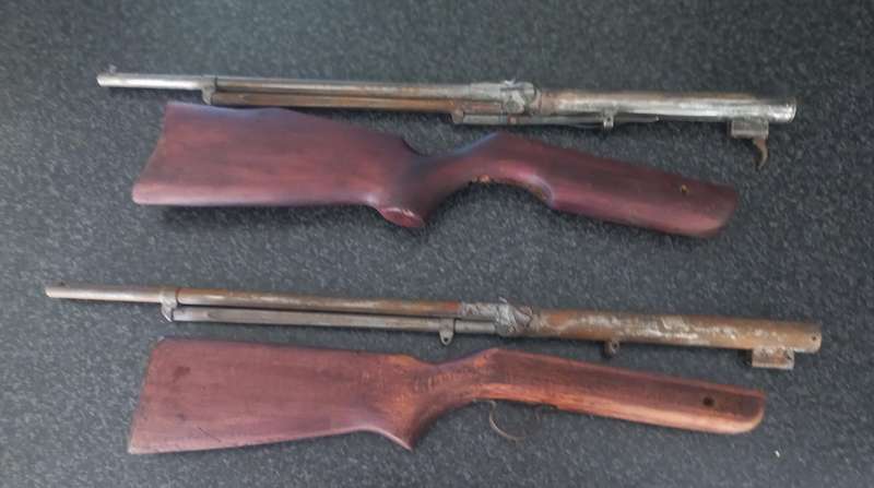 2x VEREY OLD TOP LOADER PELET GUNS
