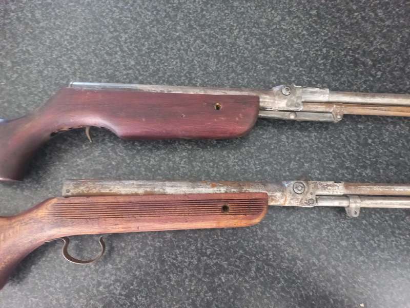 2x VEREY OLD TOP LOADER PELET GUNS