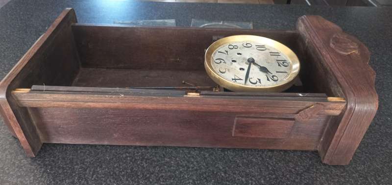 ANTIQUE GUSTAV BECKER WALL HANGING CLOCK - SOLD AS SPARES
