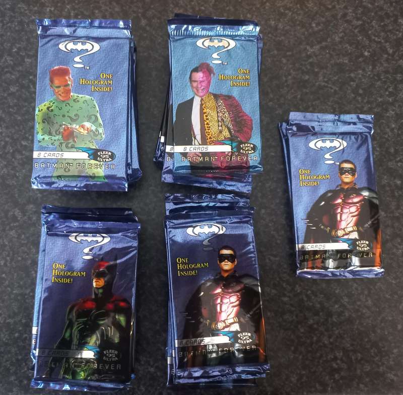 36x Sealed Packets Batman Forever Trading Cards [1995]