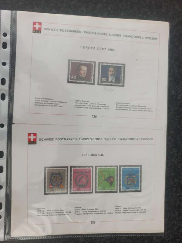 JOB LOT SWISS  STAMPS SETS - 1981 ONWARDS