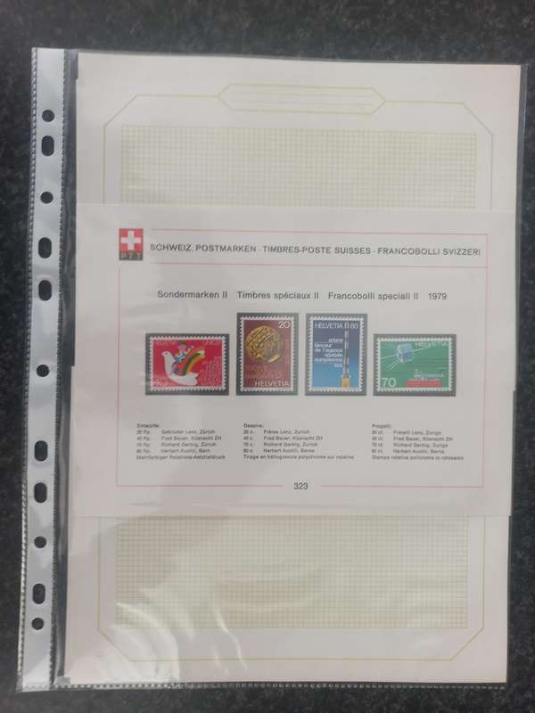 JOB LOT SWISS  STAMPS SETS - 1981 ONWARDS