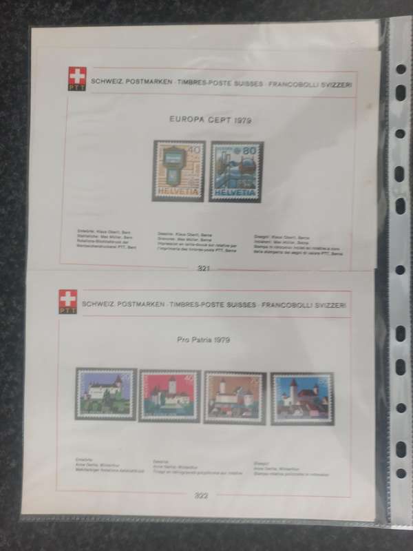 JOB LOT SWISS  STAMPS SETS - 1981 ONWARDS
