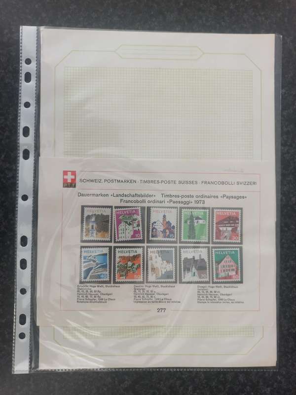 JOB LOT SWISS  STAMPS SETS - 1981 ONWARDS