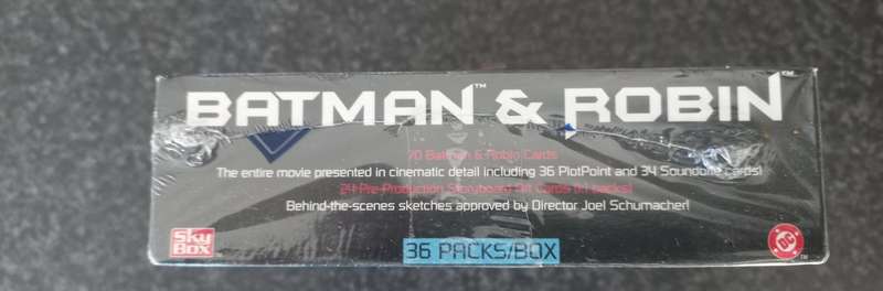 BATMAN AND ROBIN SEALED BOX TRADING CARDS 1977