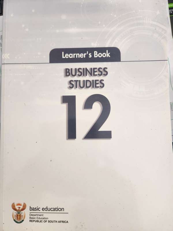 Grade 12 - Business Studies: Study Guide