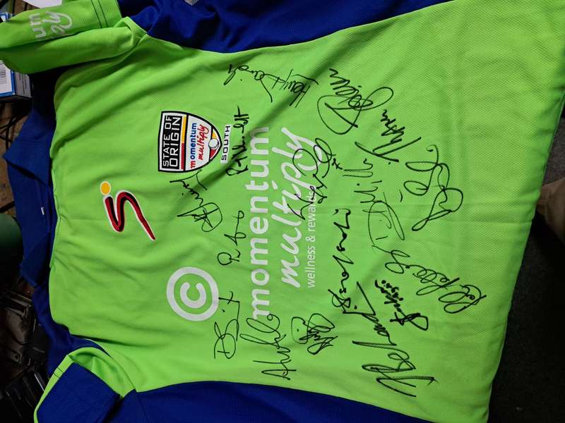 Signed Cricket Shirt - Match of Origin North vs South