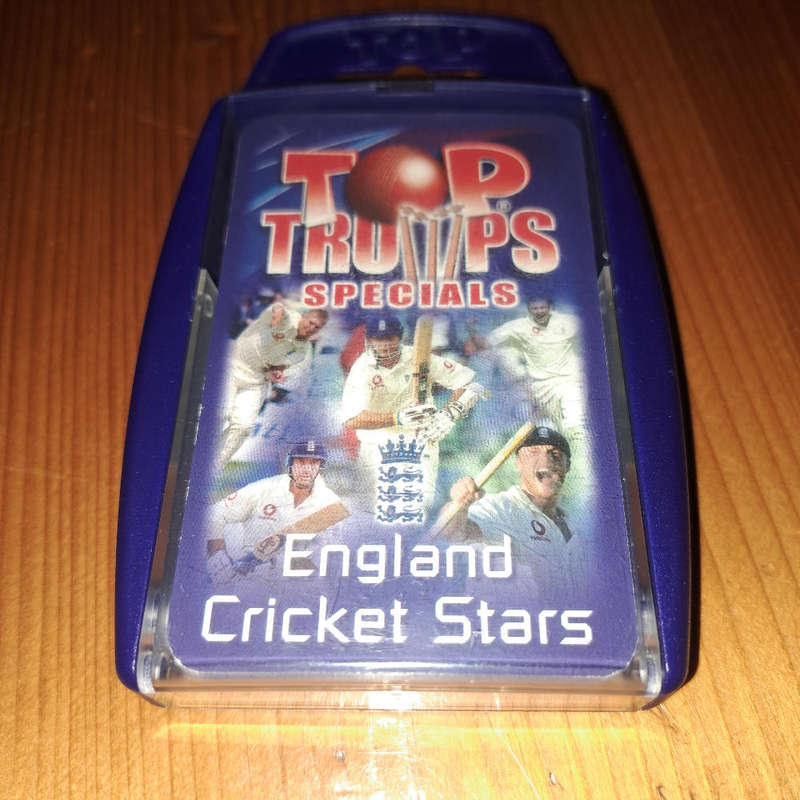 Top Trumps England cricket card set