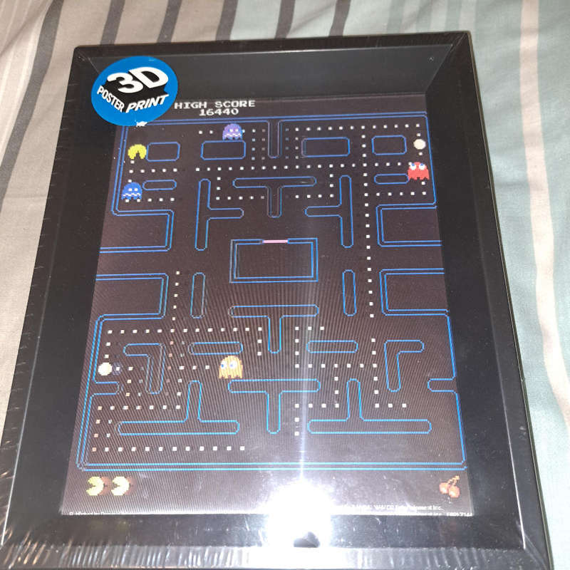 Pac Man 3D  boxed poster