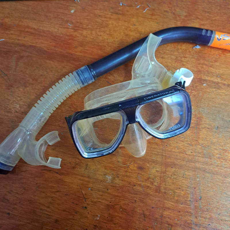 Tusa Snorkel and mask