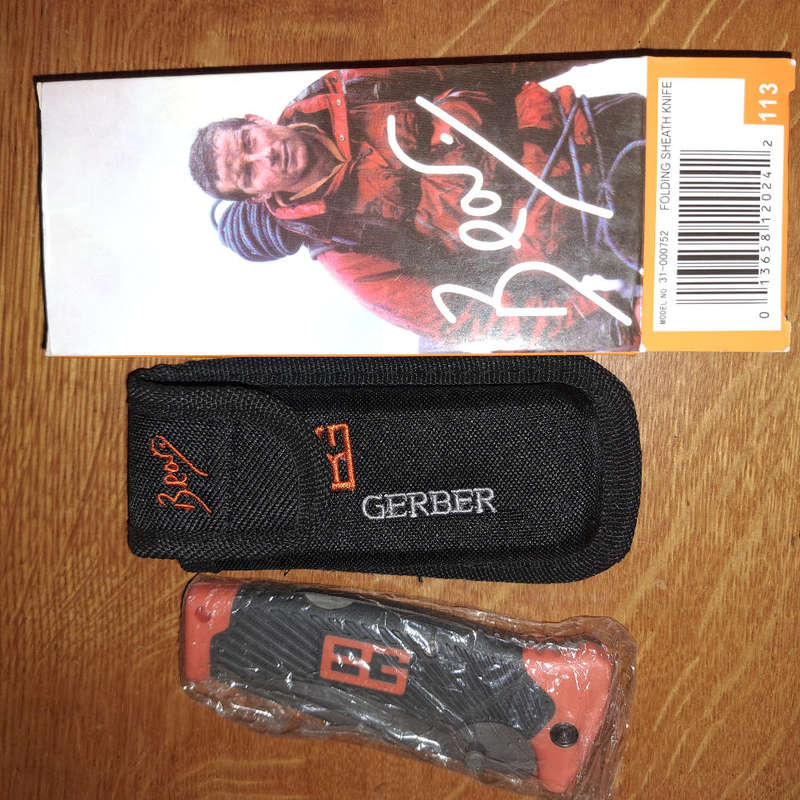 Gerber folding sheath knife