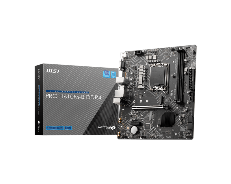 MSI PRO H610M-B DDR4 motherboard | BRAND NEW