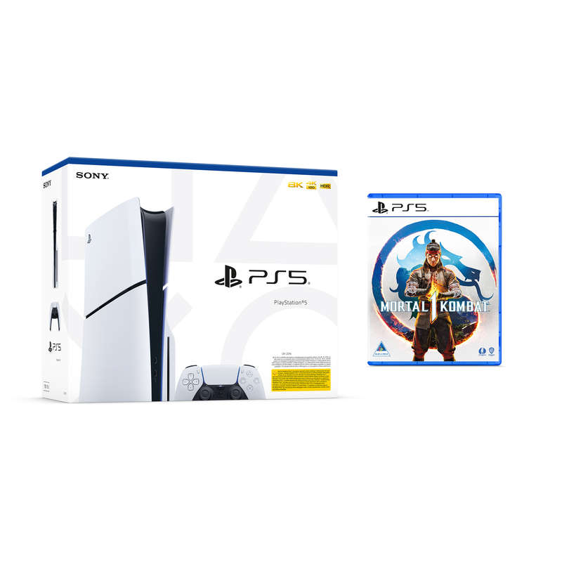 Sony Playstation 5 (Ps5) Slim Console Disc Edition Mortal Combat Bundle