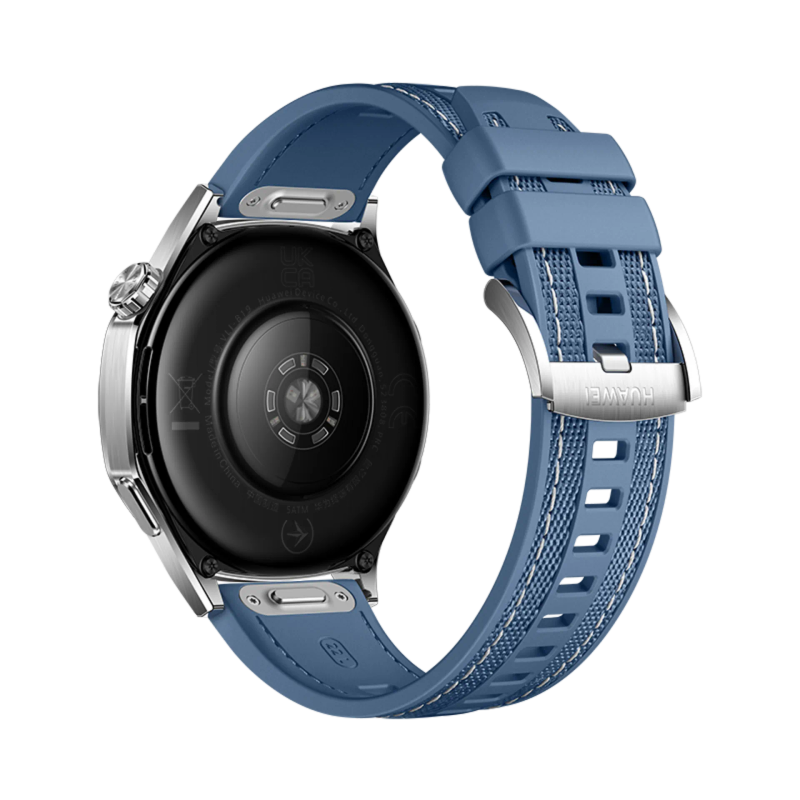 Huawei Watch GT 5 GPS 46mm, Blue Fluoroelastomer and Fabric Strap