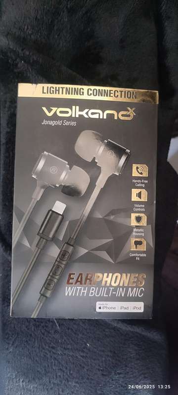 Volkano Jonagold Series Lightning Earphones with Built-in Mic