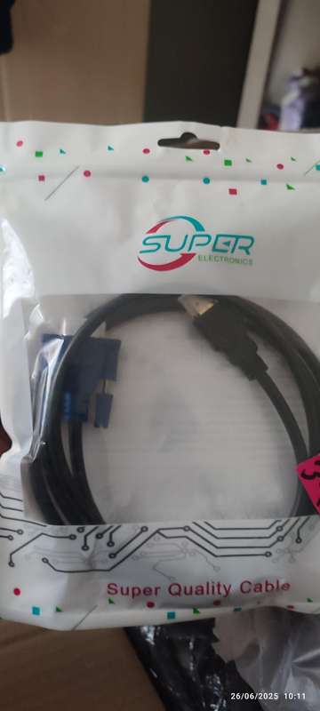Super Electronics VGA to VGA Cable  High Quality 1.5m Display Cable