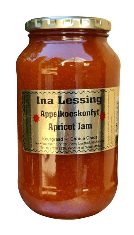Ina Lessing Apricot Jam 750ml
