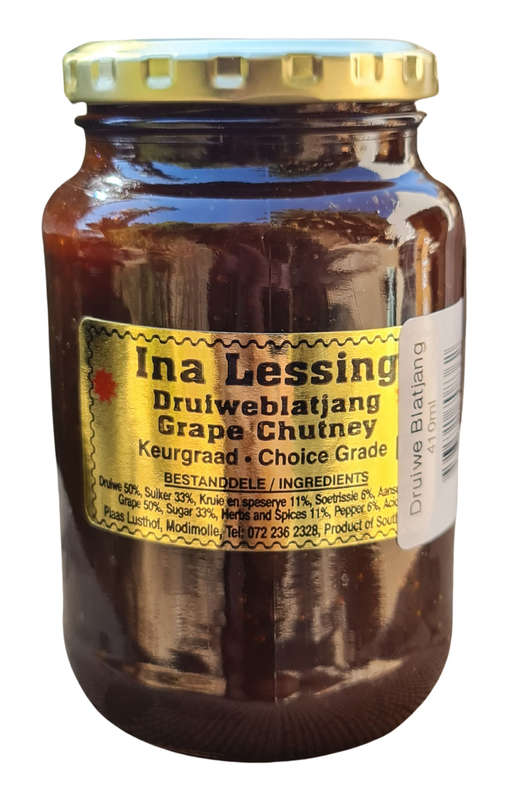 Ina Lessing Grape Chutney 410ml