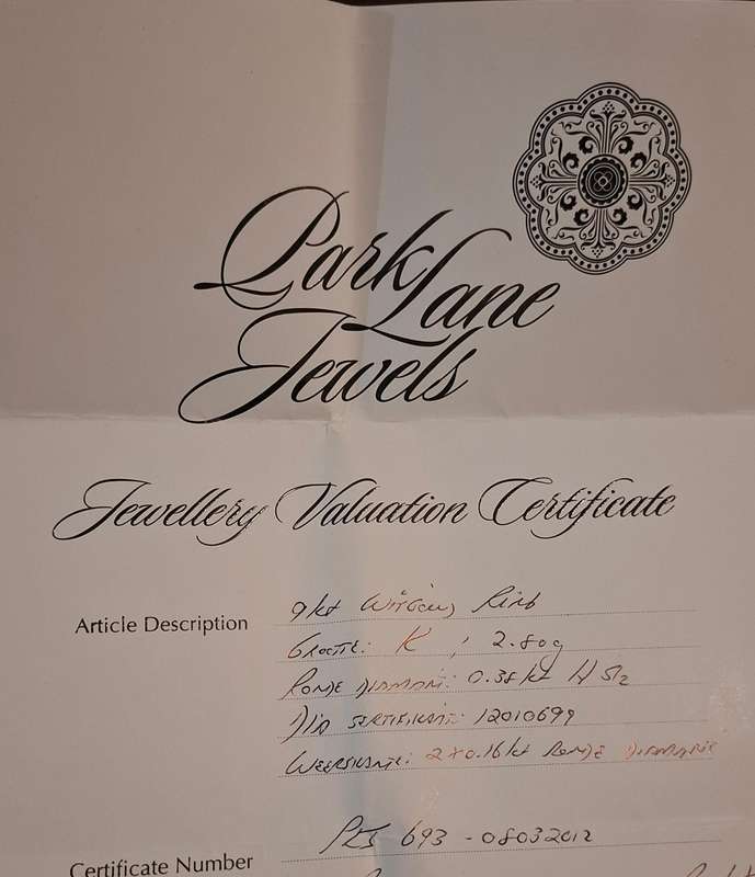 9 Carat Natural Diamonds Engagement ring - Trinity
