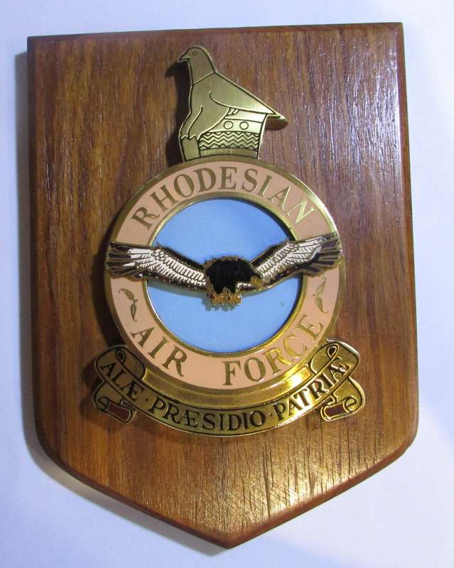 Rhodesia - Air Force Plaque ( Immaculate )
