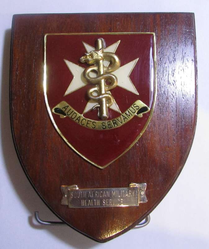 SADF - Military Health Services Plaque