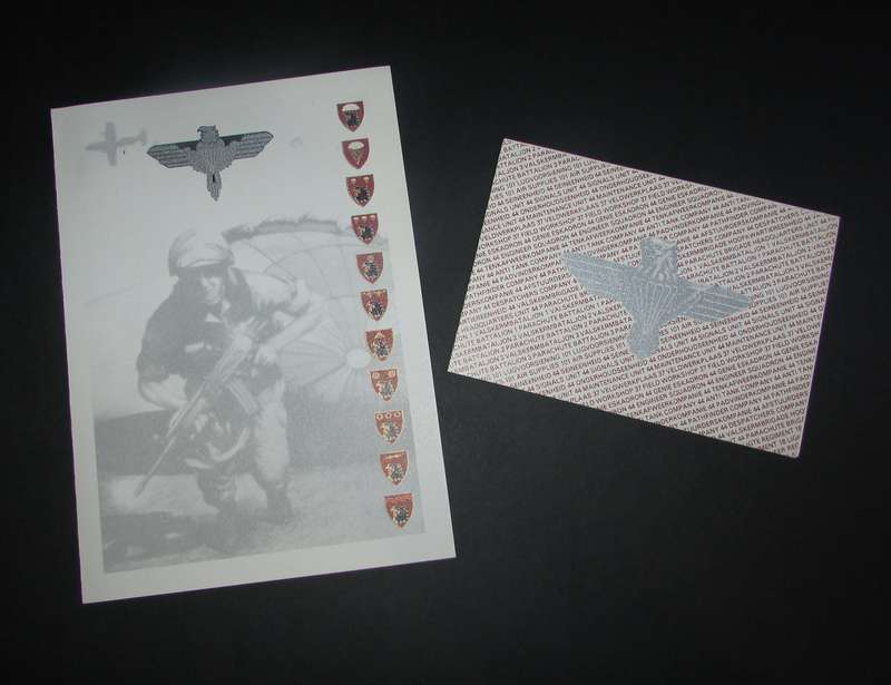 SADF - 44 Parachute Brigade Cards ( Un-Used )