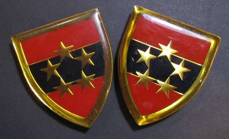 SADF - 5 Engineer Regiment Shoulder Flash Pair