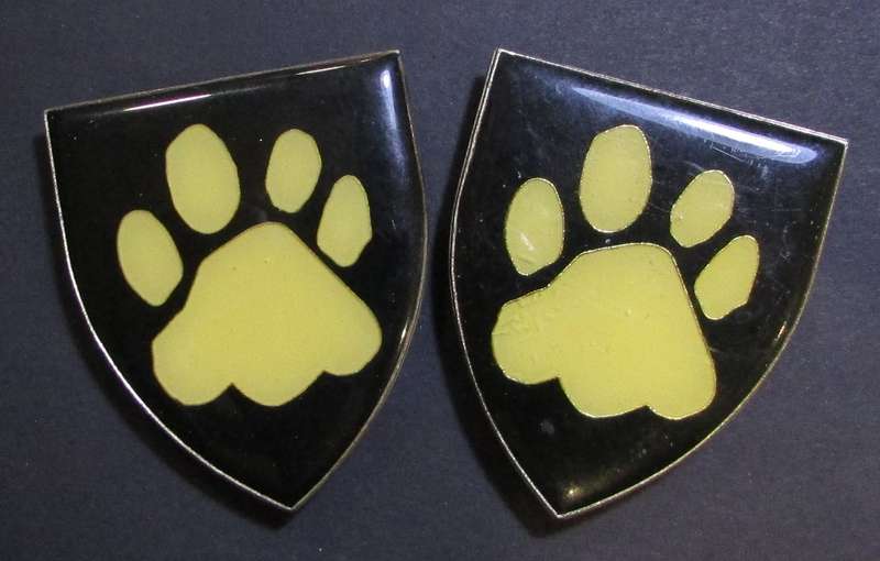 SADF - Kruger National Park Commando Shoulder Flash Pair