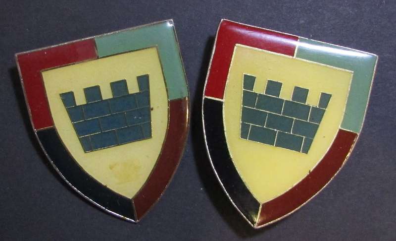 SADF - 1 Military Town Management Shoulder Flash Pair
