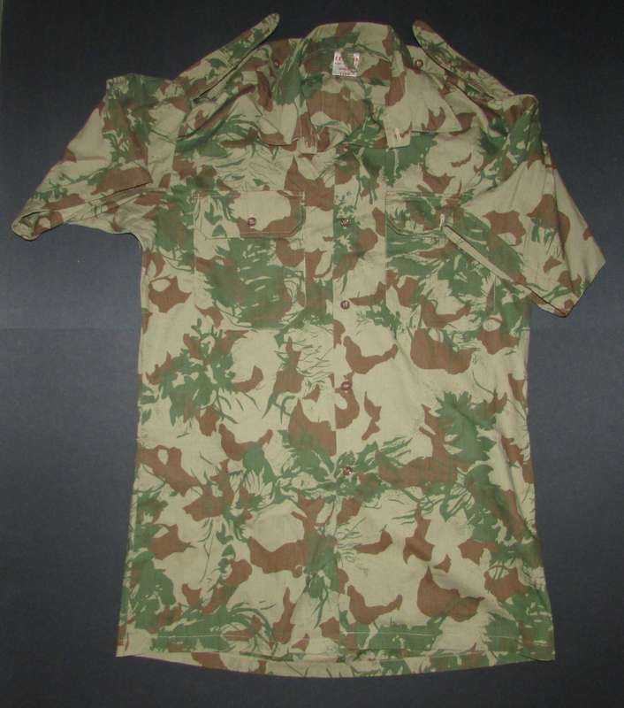 SAP Period Camo Short Sleeve Button Shirt - Big Size and Near Mint
