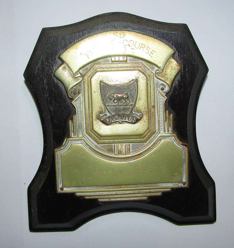 SADF - Army College Plaque
