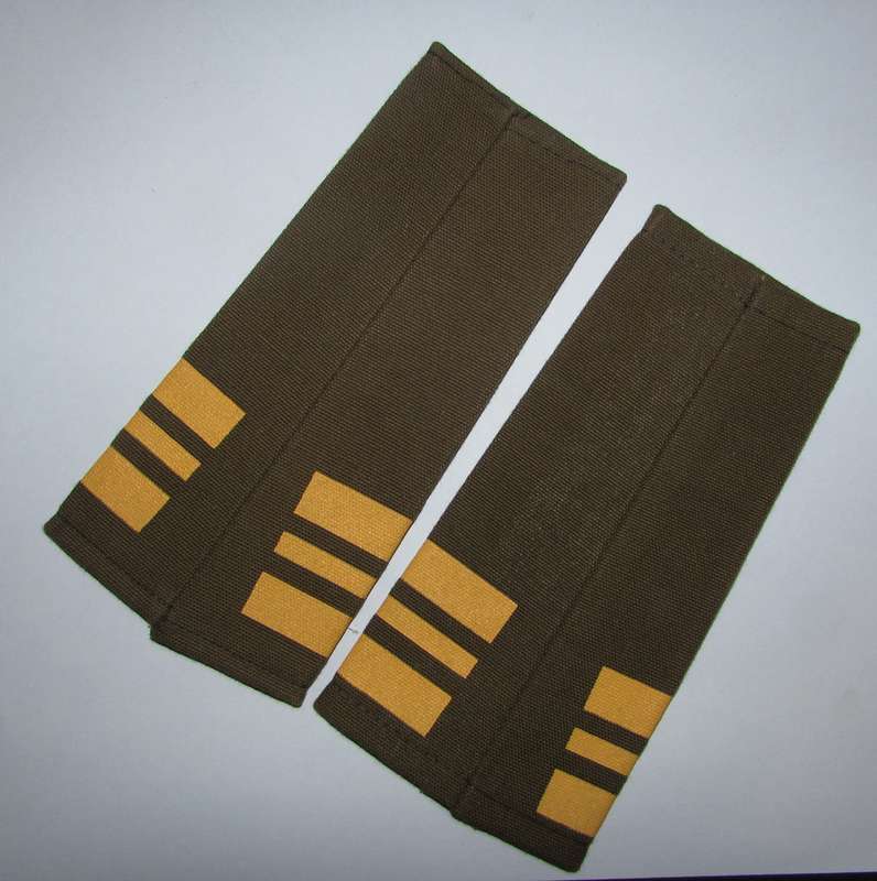 SADF - Navy Marine LT. Commander Rank Epaulette Pair ( Printed )