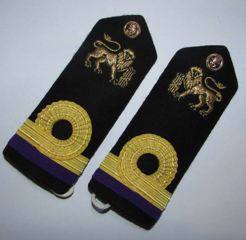 SADF - Navy Chaplain Epaulette Pair