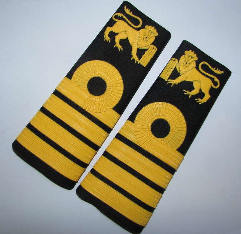SADF - Navy Captain Rank Epaulette Pair
