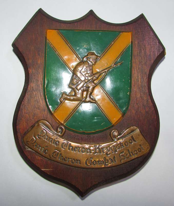 SADF - Danie Theron Combat School Plaque