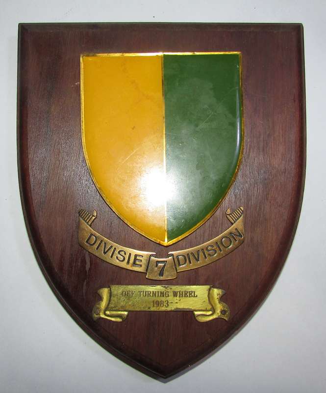 SADF - 7 Division Plaque