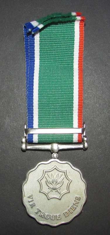 SANDF - Full Size 20 Year Faitful Service Medal